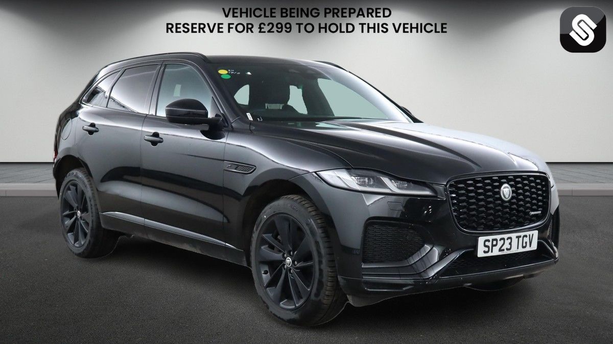 Jaguar F-PACE Sticky Header Image