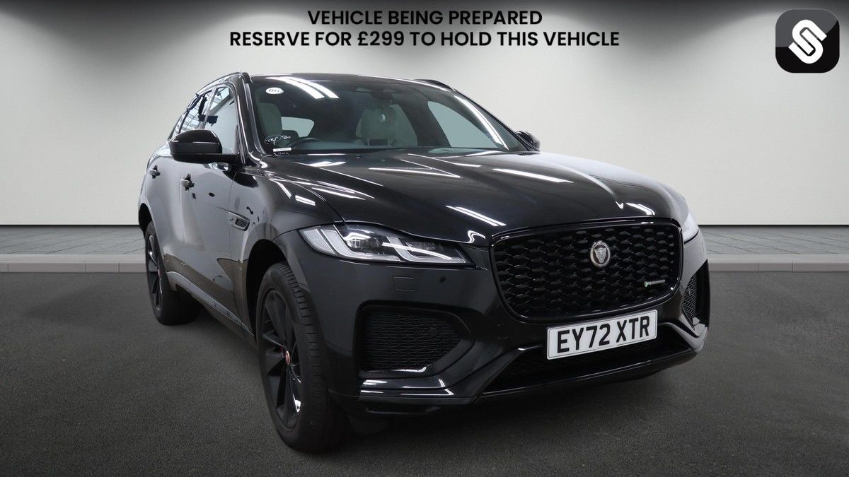 Jaguar F-PACE Sticky Header Image