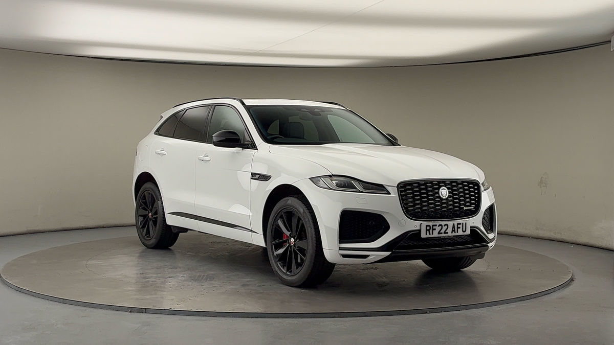 Jaguar F-PACE Sticky Header Image