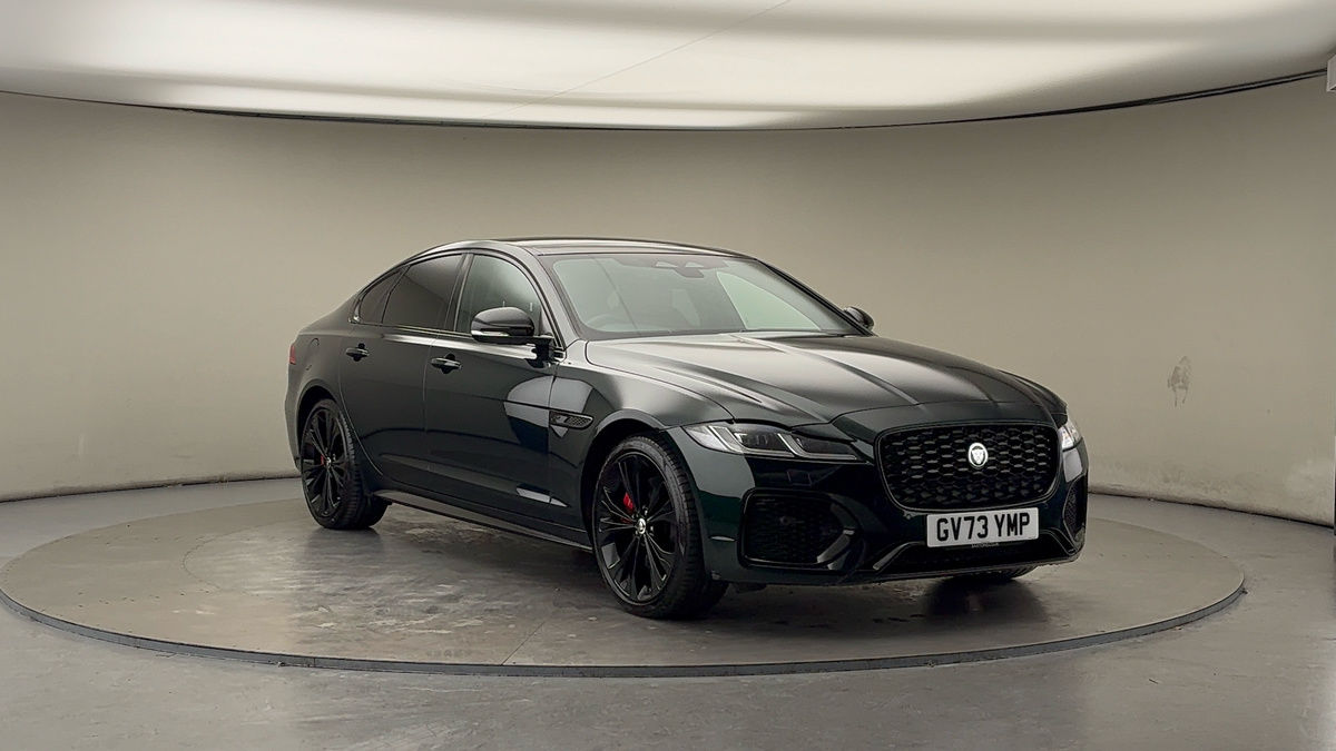 Jaguar XF Sticky Header Image