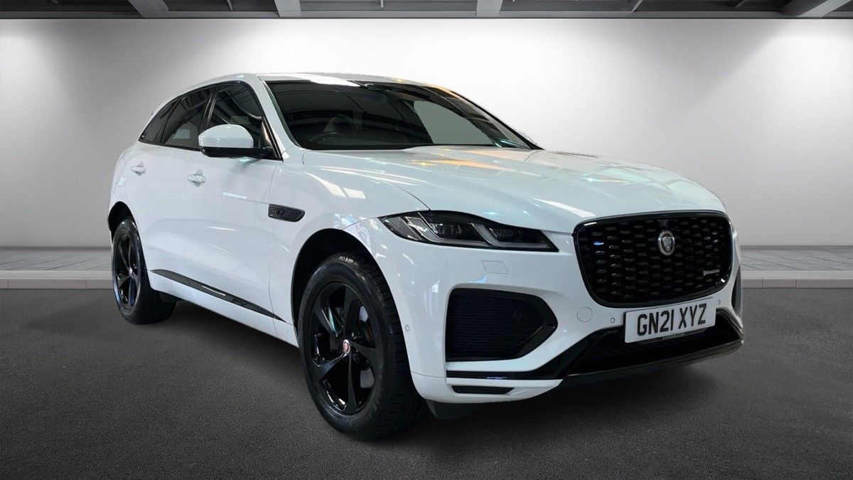 Jaguar F-PACE Sticky Header Image
