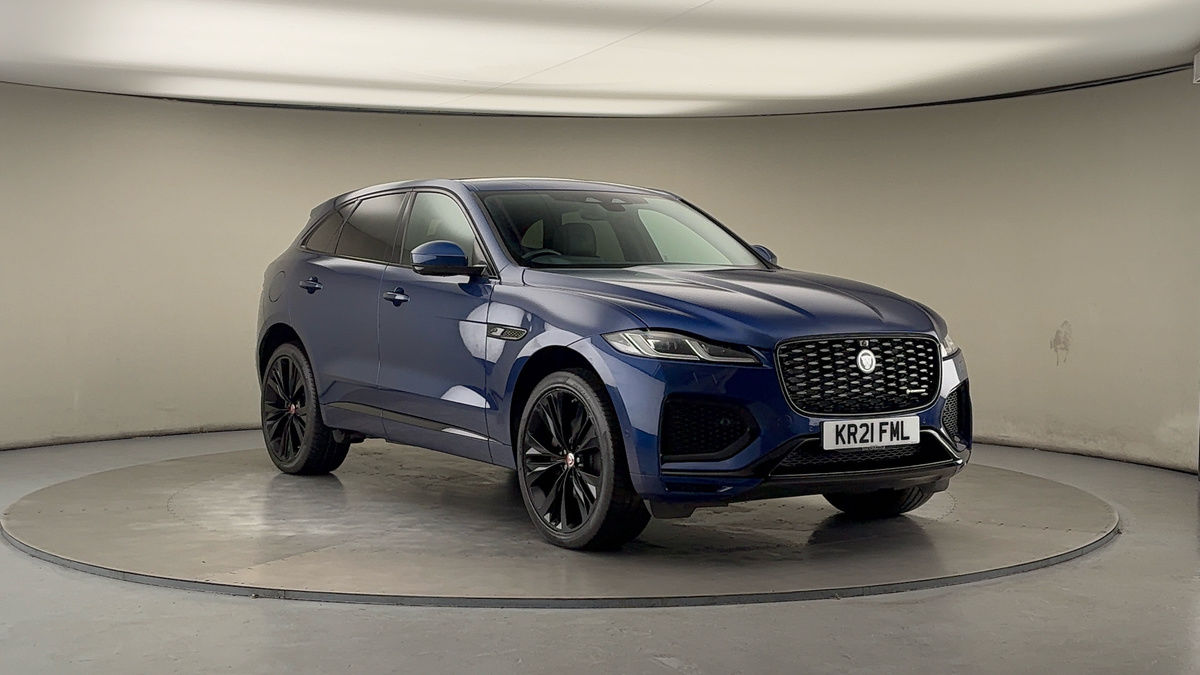 Jaguar F-PACE Sticky Header Image