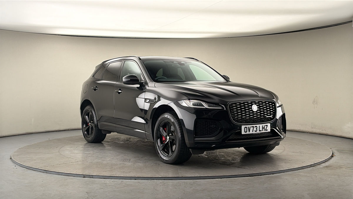 Jaguar F-PACE Sticky Header Image