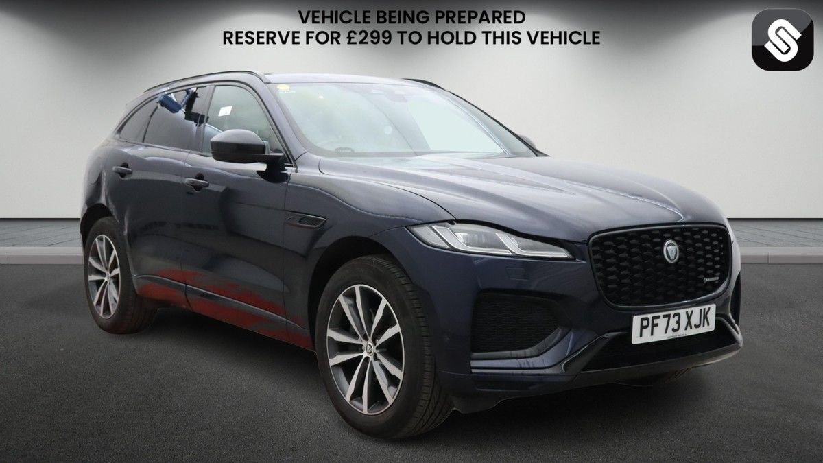 Jaguar F-PACE Sticky Header Image