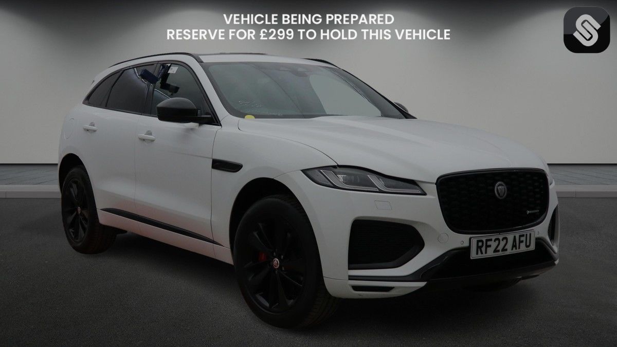 Jaguar F-PACE Sticky Header Image