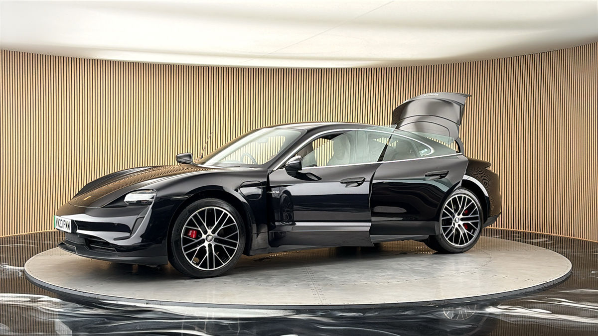 More views of Porsche Taycan