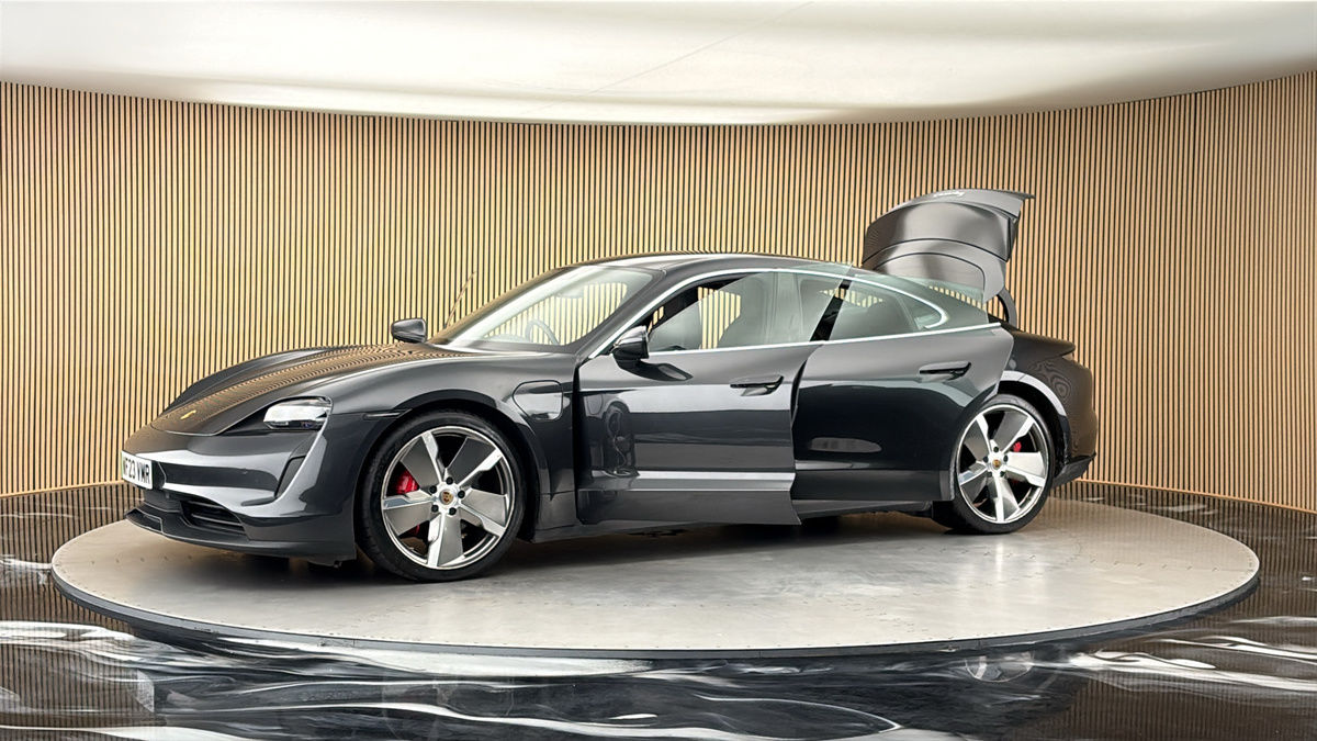 More views of Porsche Taycan