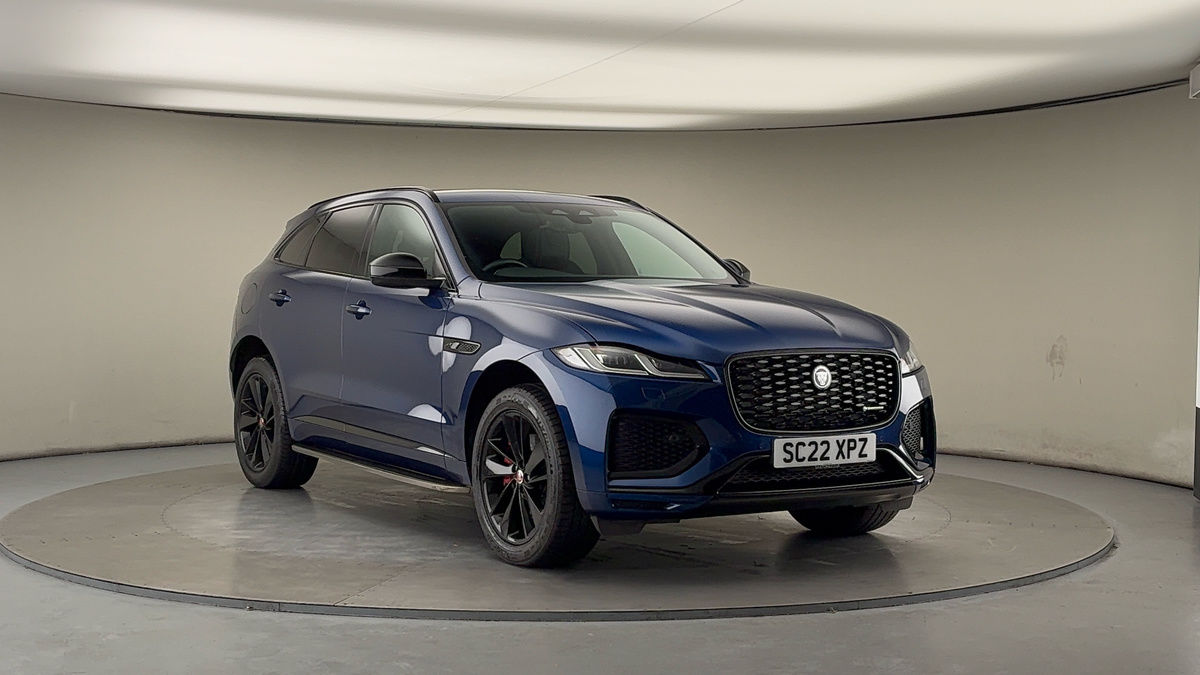 Jaguar F-PACE Sticky Header Image