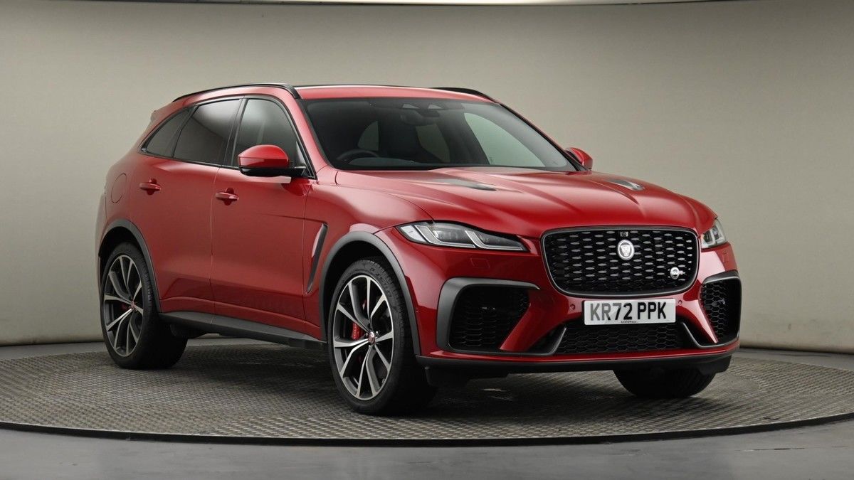 Jaguar F-PACE Sticky Header Image