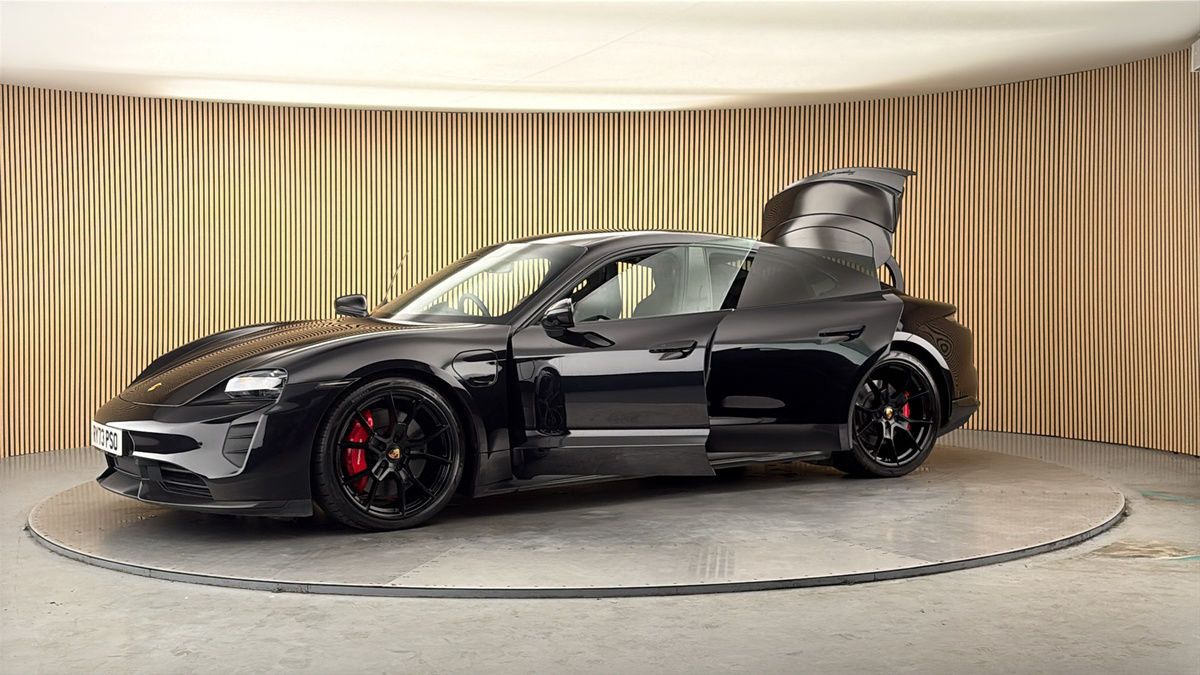 More views of Porsche Taycan