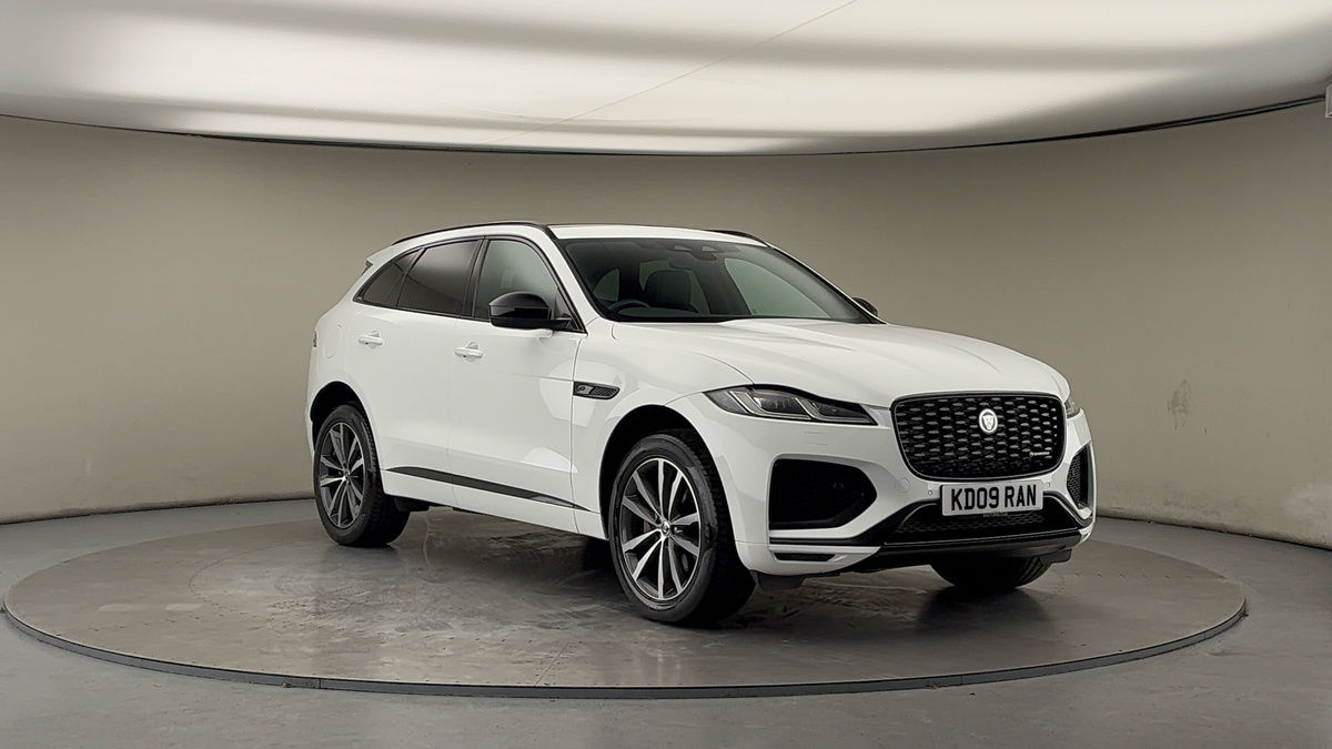 Jaguar F-PACE Sticky Header Image