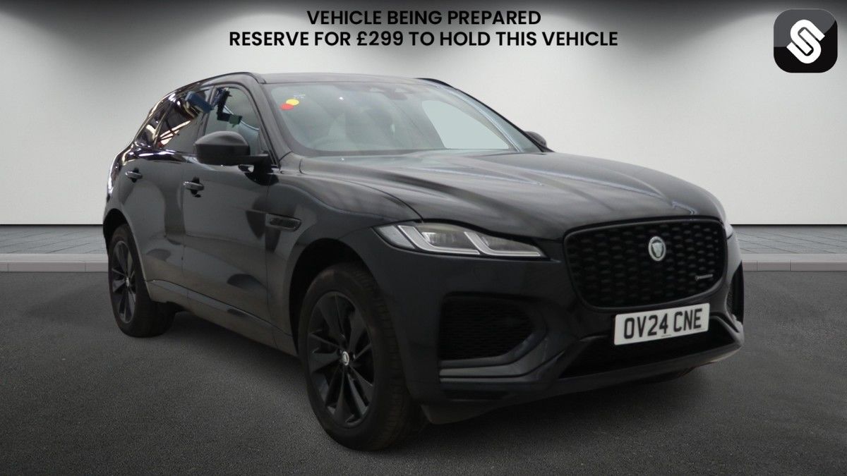 Jaguar F-PACE Sticky Header Image