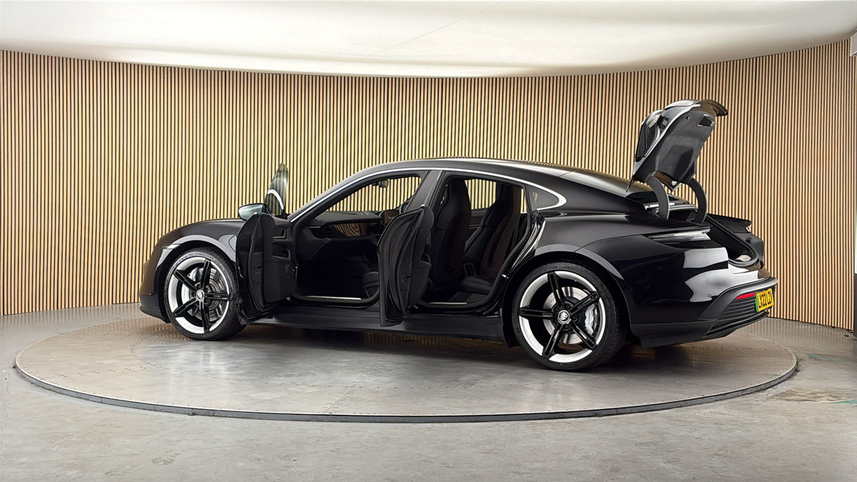 More views of Porsche Taycan