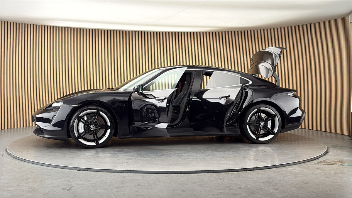 More views of Porsche Taycan