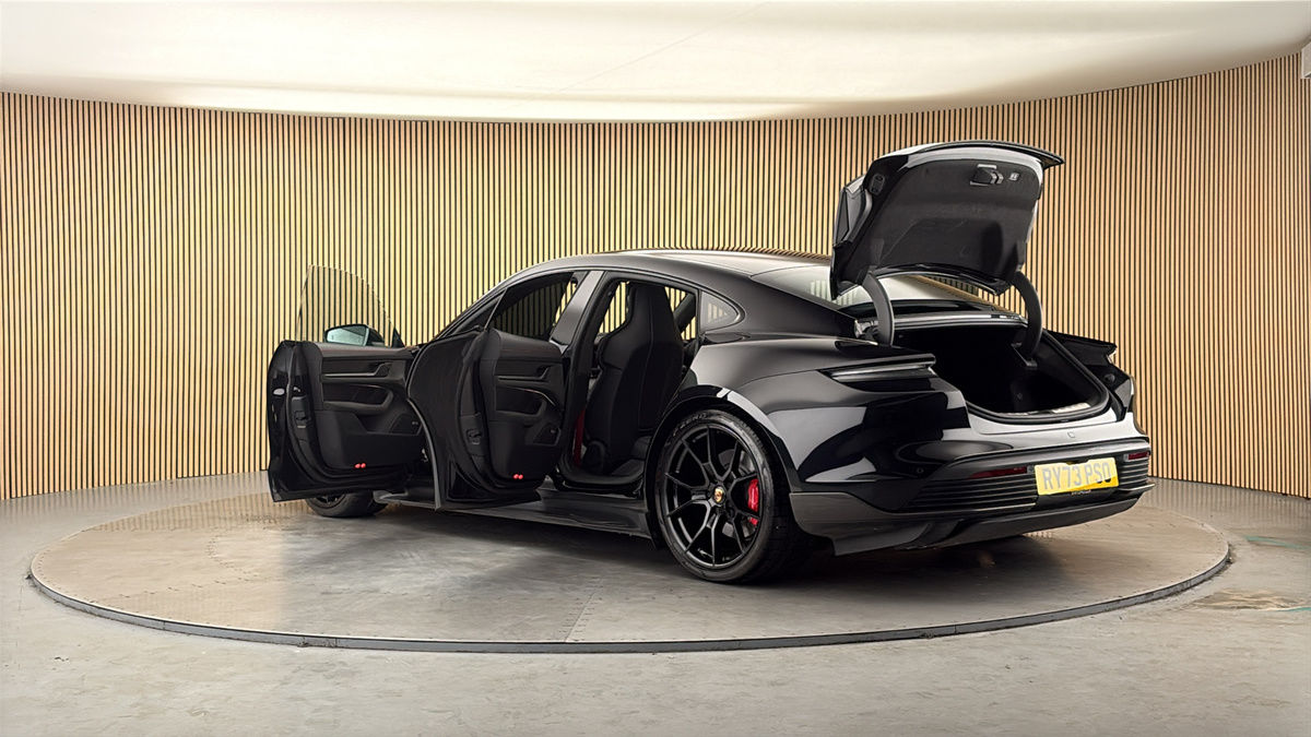 More views of Porsche Taycan