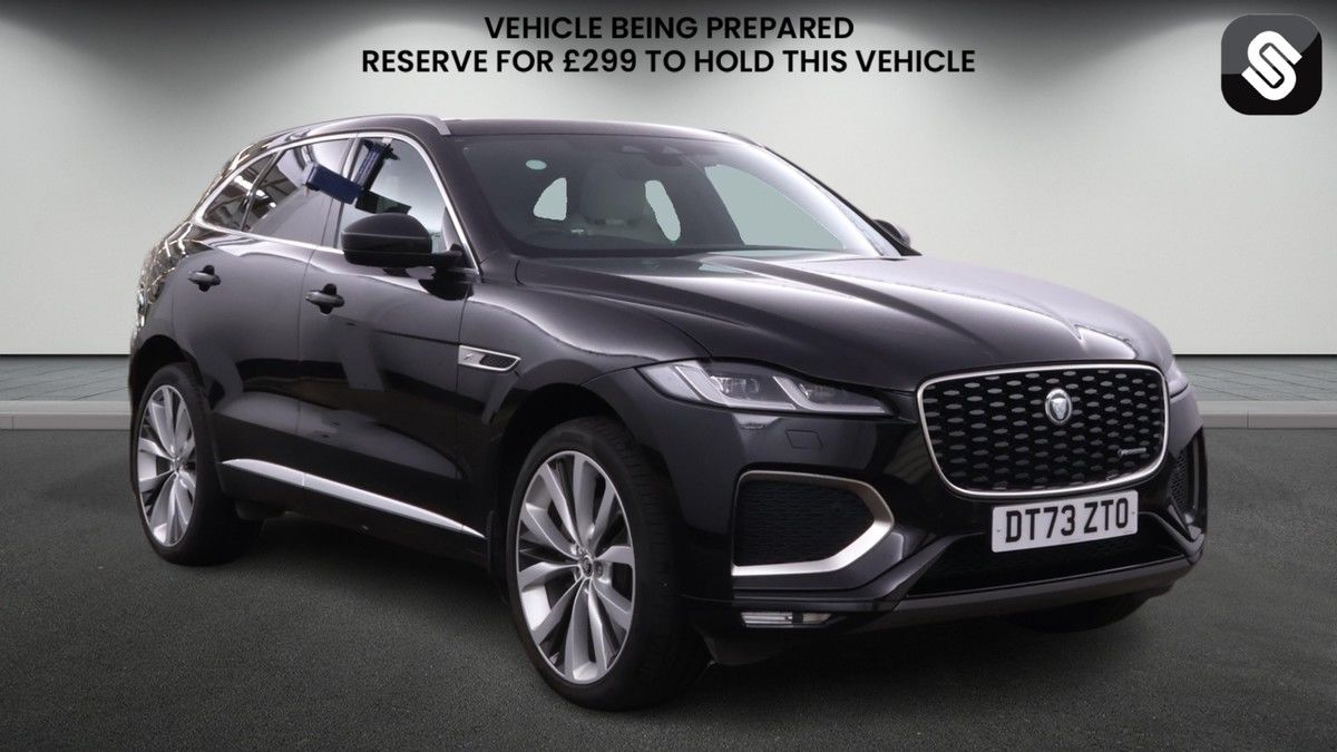 Jaguar F-PACE Sticky Header Image