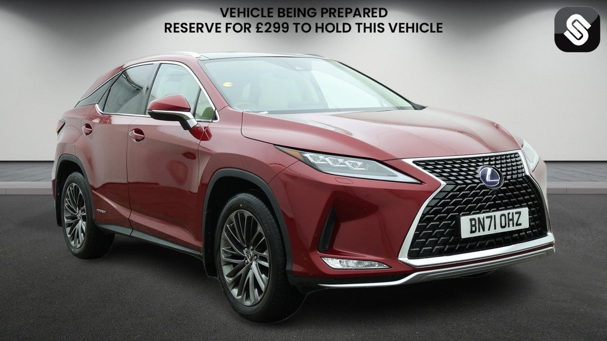 Lexus RX Sticky Header Image