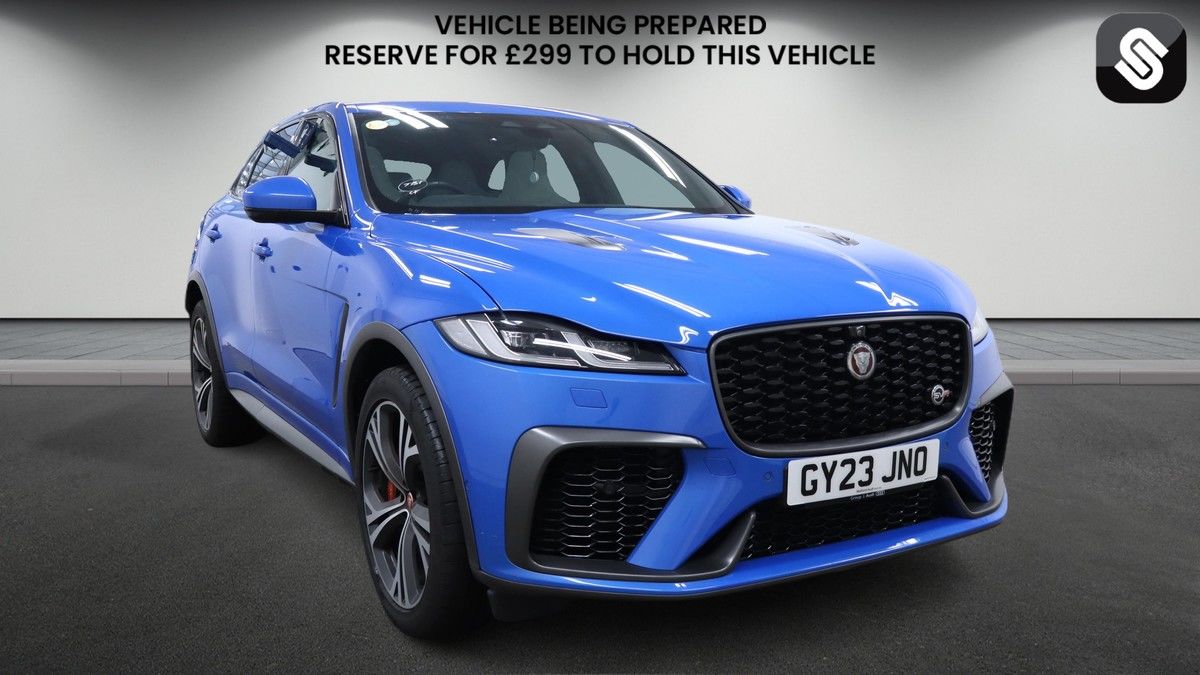 Jaguar F-PACE Sticky Header Image