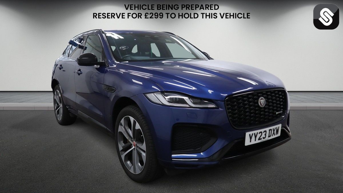 Jaguar F-PACE Sticky Header Image