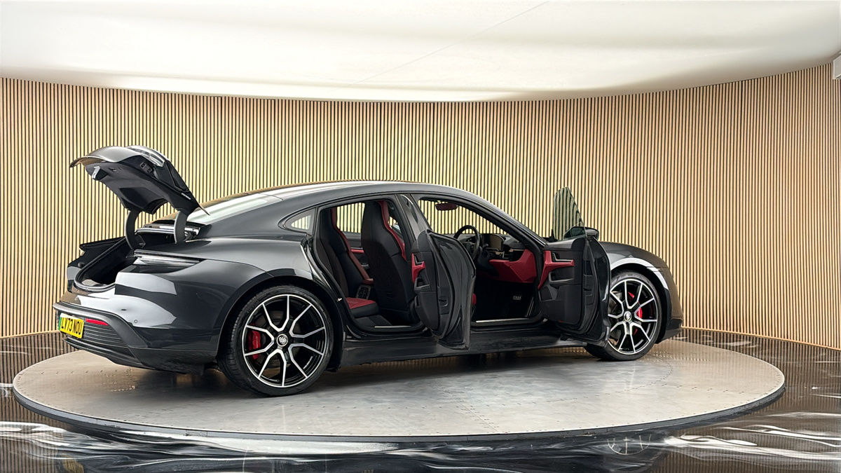 More views of Porsche Taycan