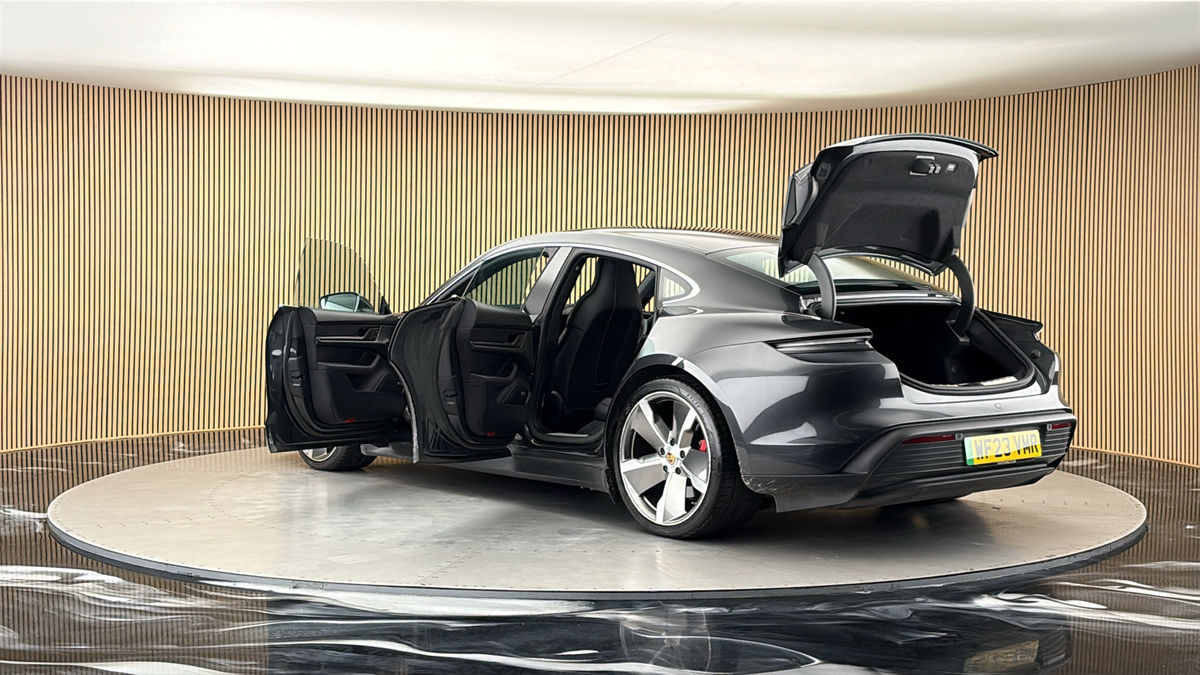 More views of Porsche Taycan