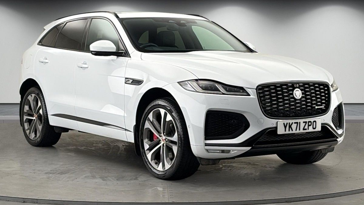 Jaguar F-PACE Sticky Header Image