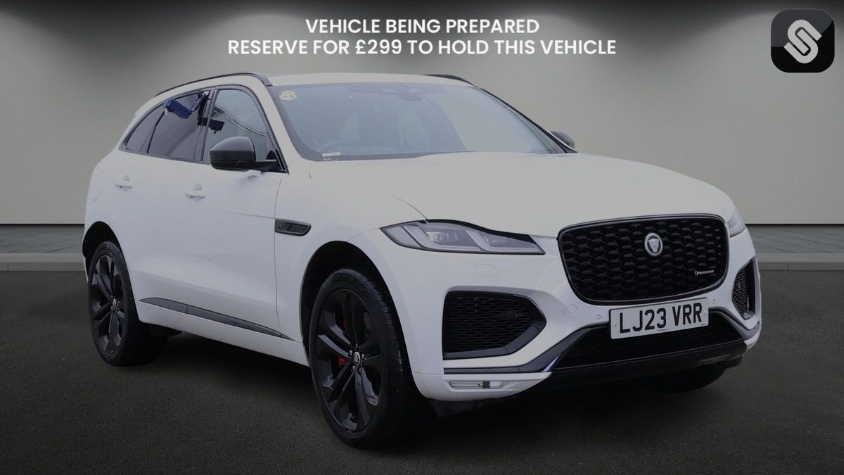 Jaguar F-PACE Sticky Header Image