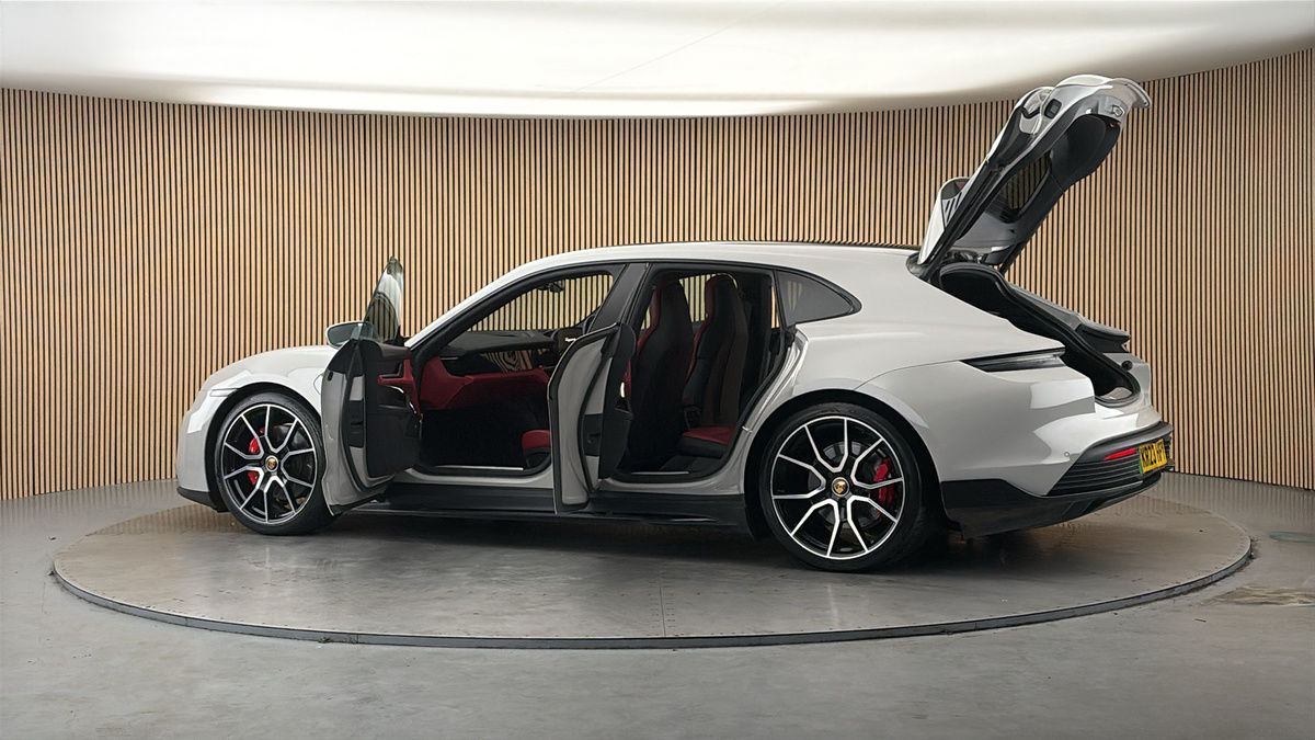 More views of Porsche Taycan