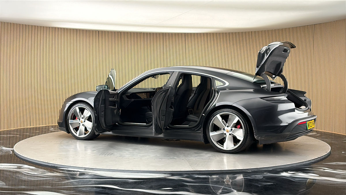 More views of Porsche Taycan