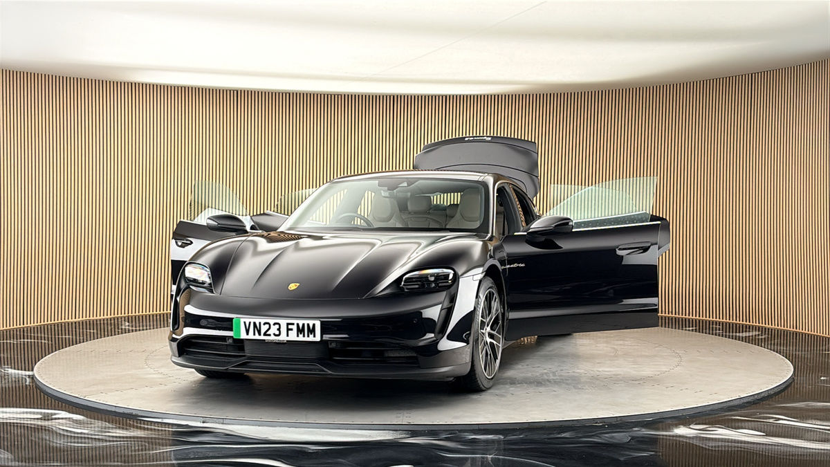 More views of Porsche Taycan