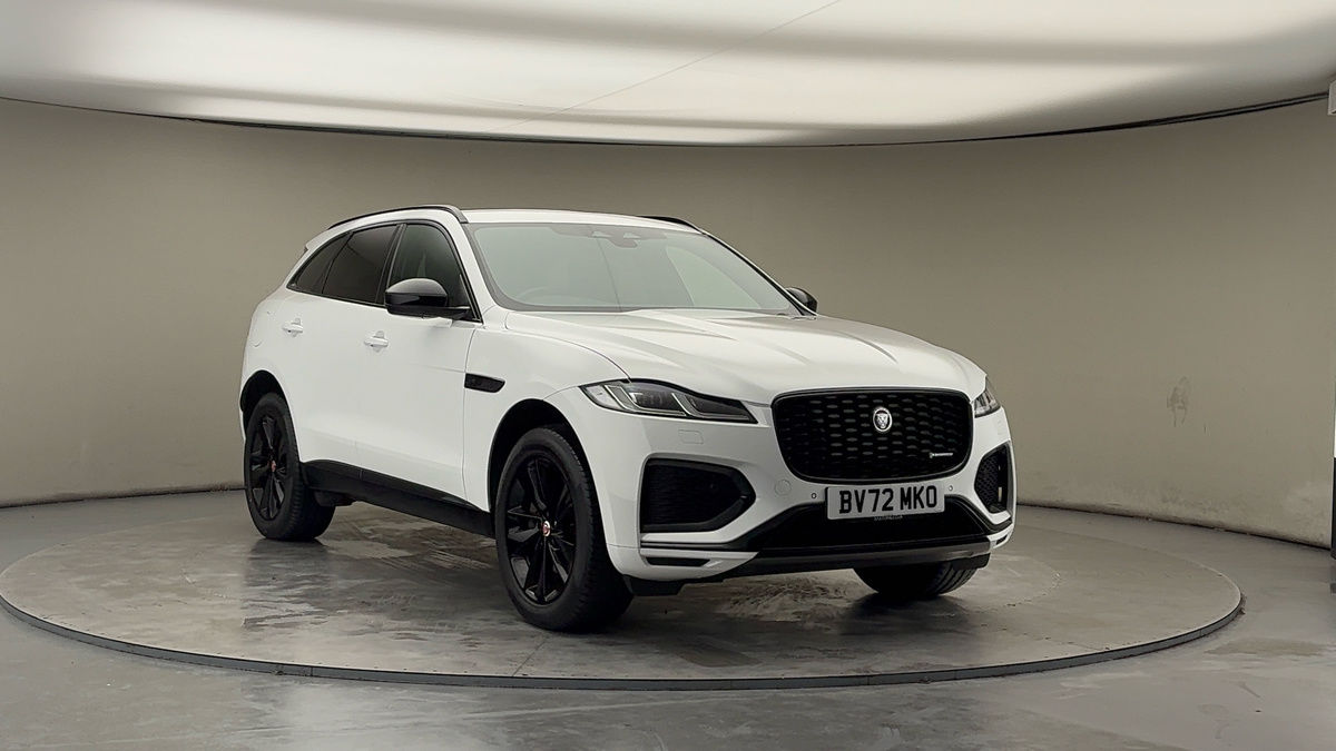 Jaguar F-PACE Sticky Header Image