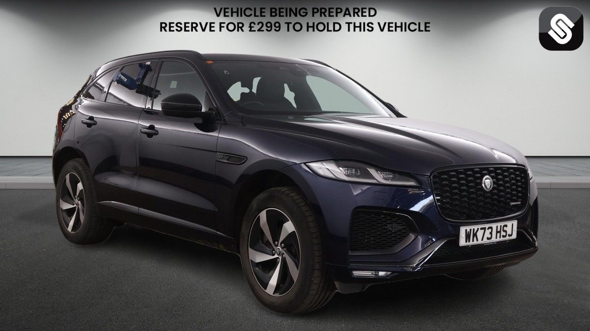 Jaguar F-PACE Sticky Header Image