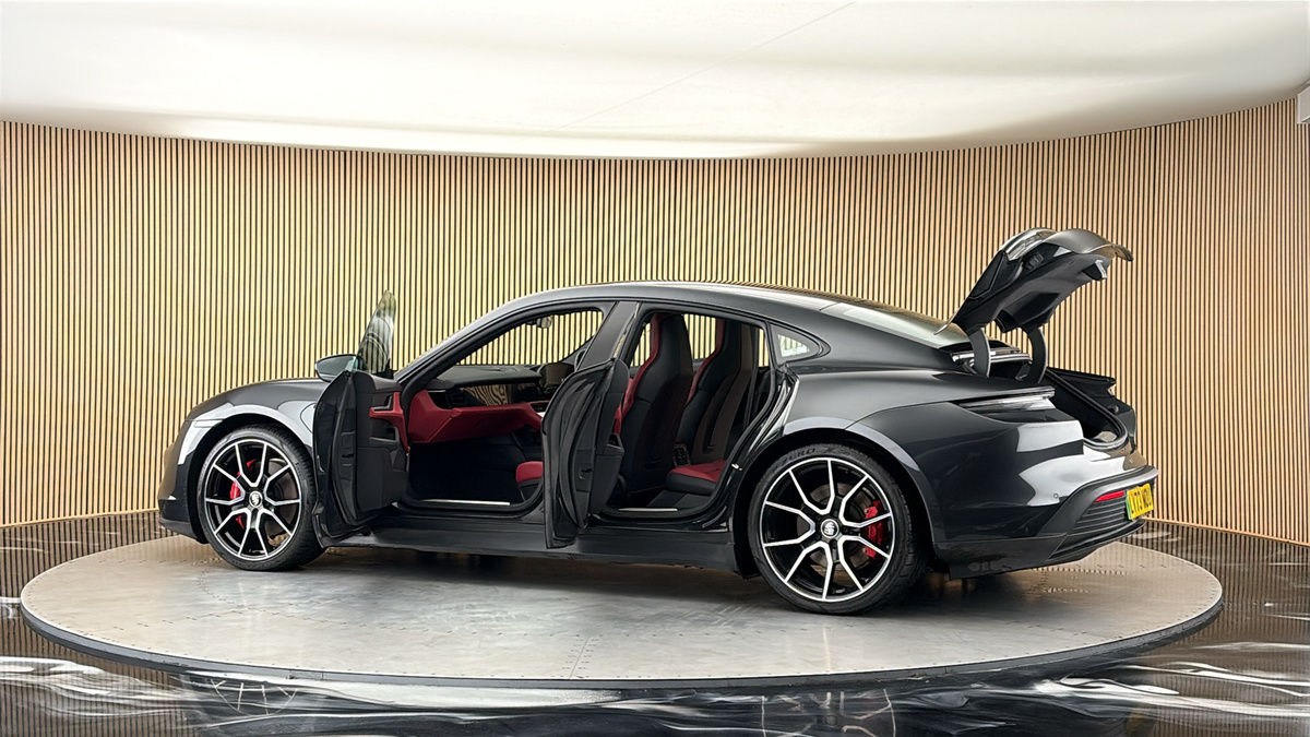 More views of Porsche Taycan
