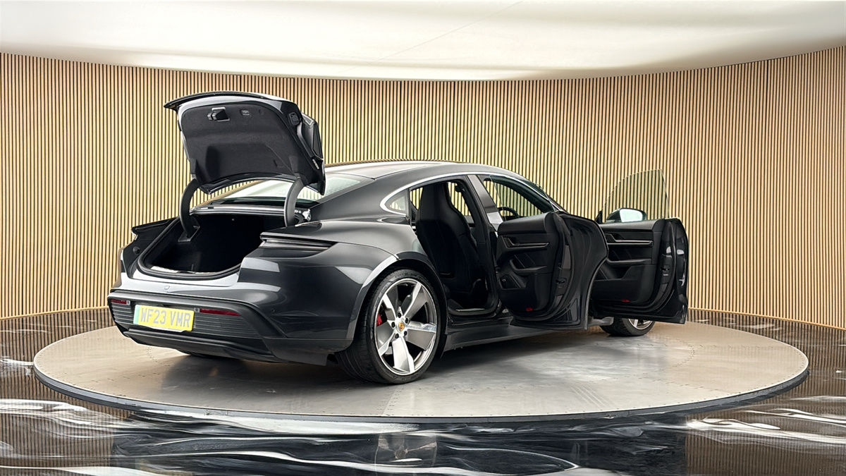 More views of Porsche Taycan