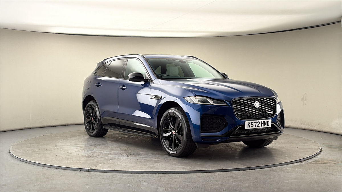Jaguar F-PACE Sticky Header Image
