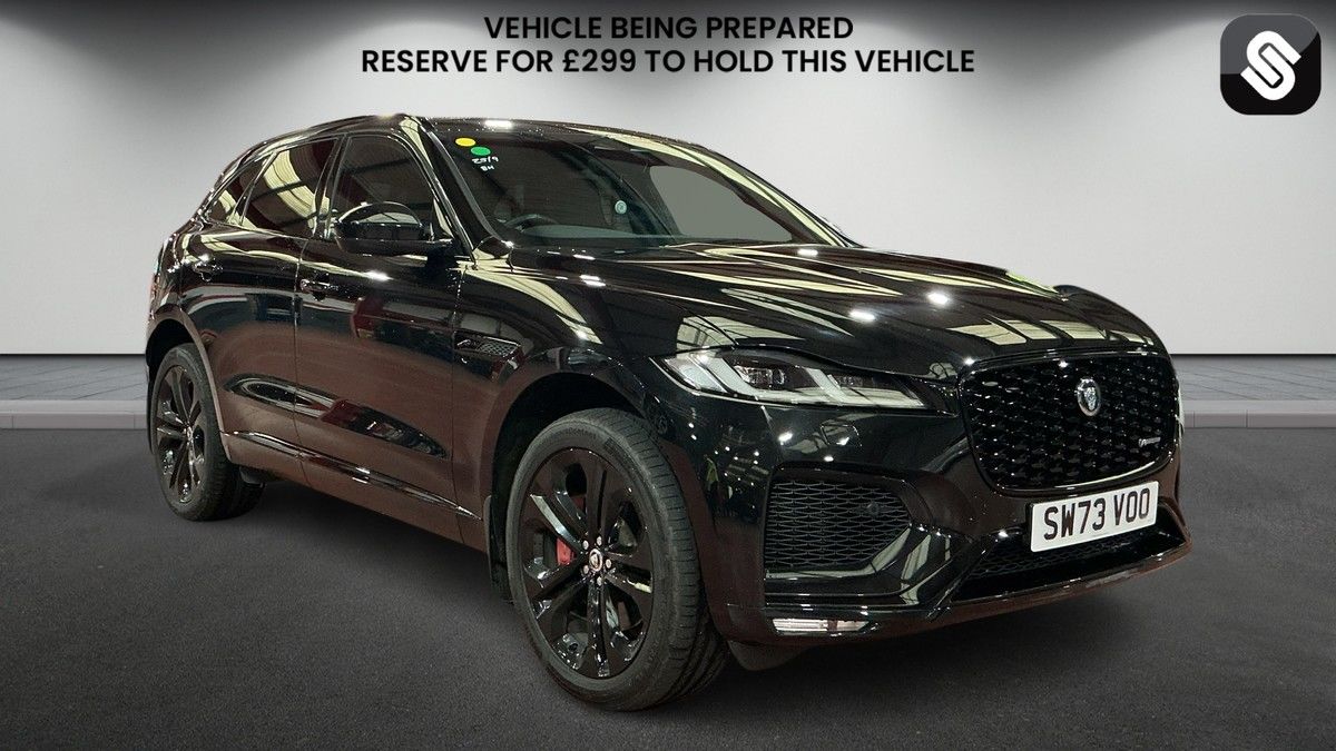 Jaguar F-PACE Sticky Header Image