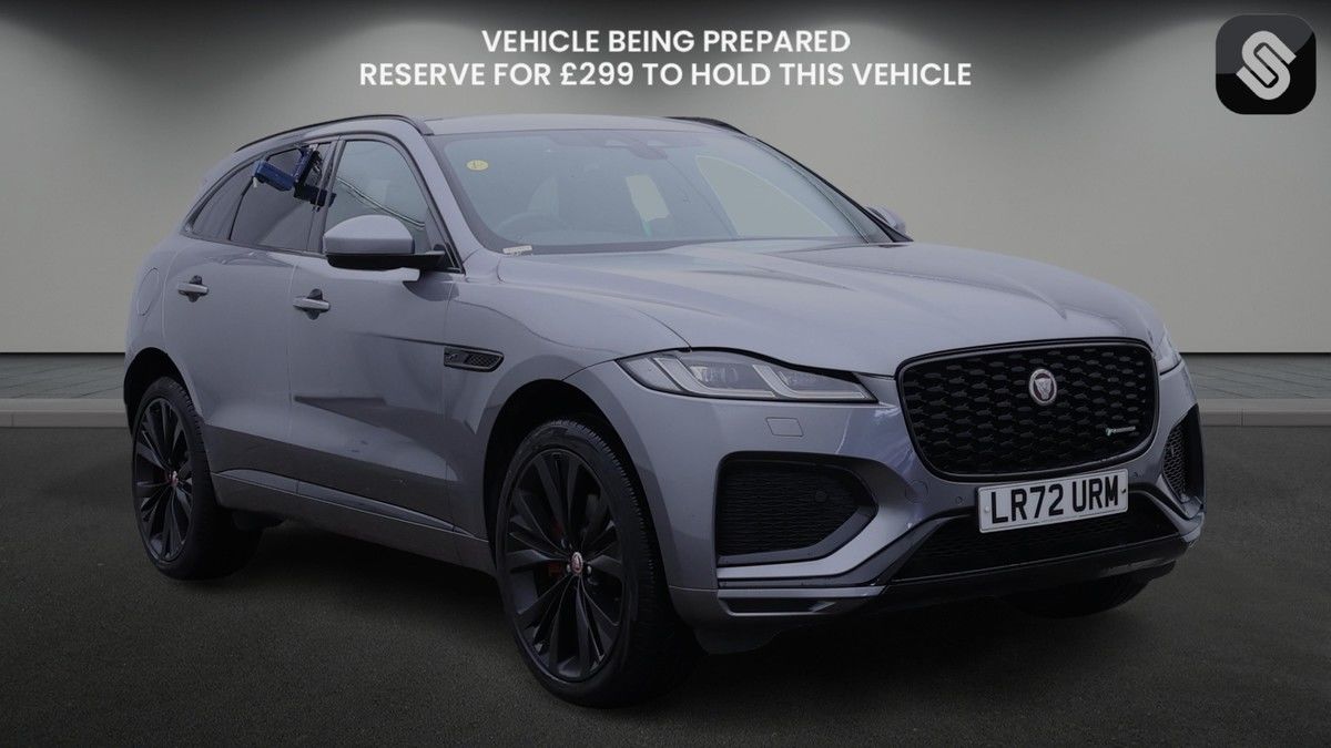 Jaguar F-PACE Sticky Header Image
