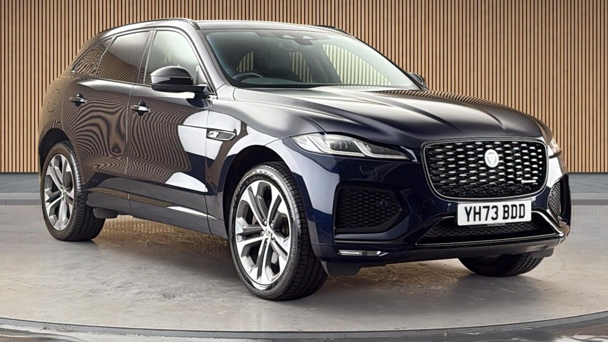 Jaguar F-PACE Sticky Header Image