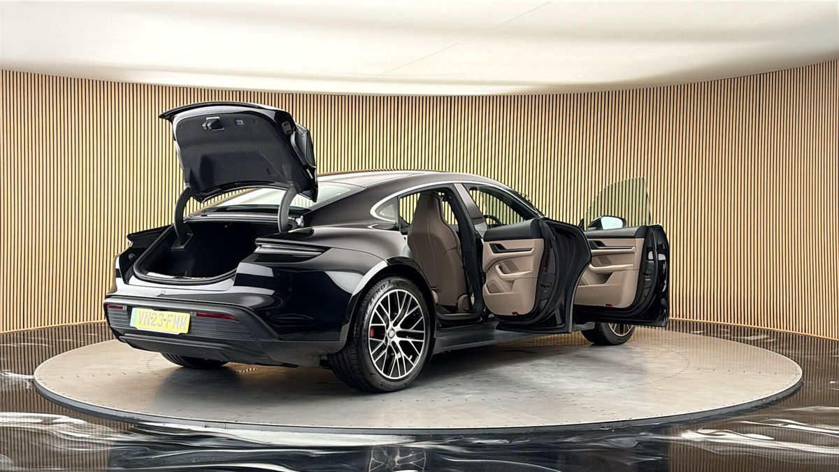 More views of Porsche Taycan