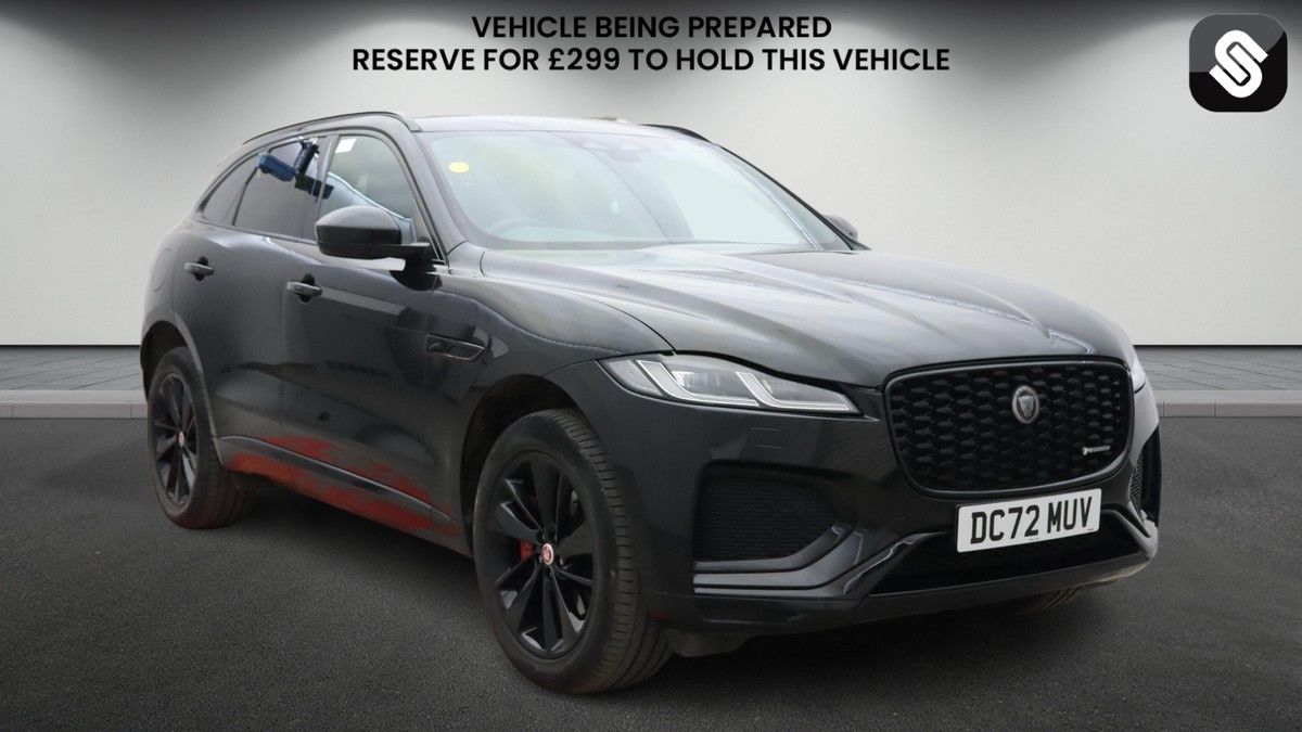 Jaguar F-PACE Sticky Header Image