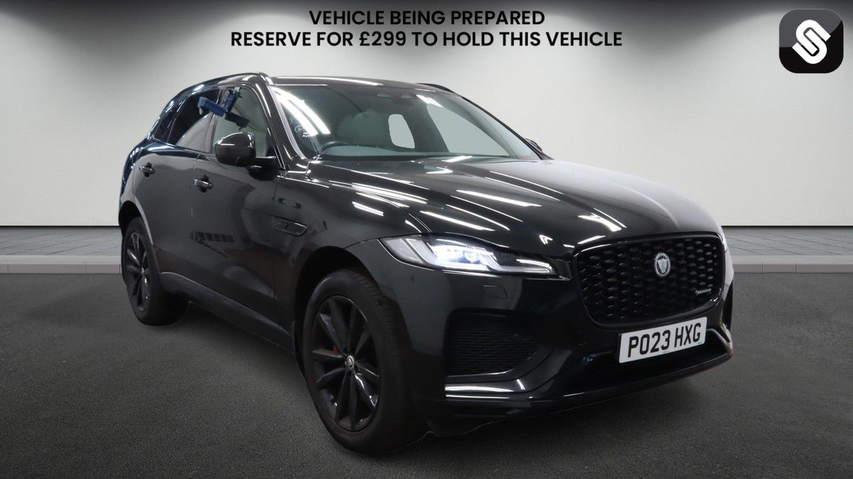 Jaguar F-PACE Sticky Header Image