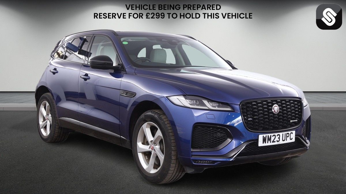 Jaguar F-PACE Sticky Header Image