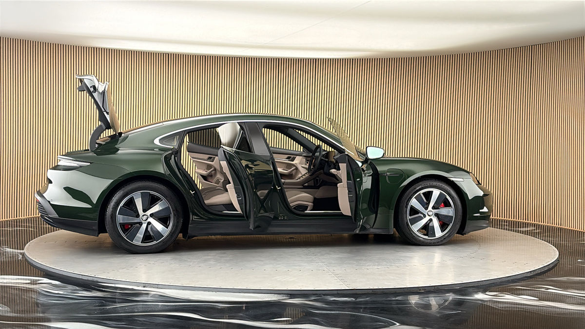 More views of Porsche Taycan