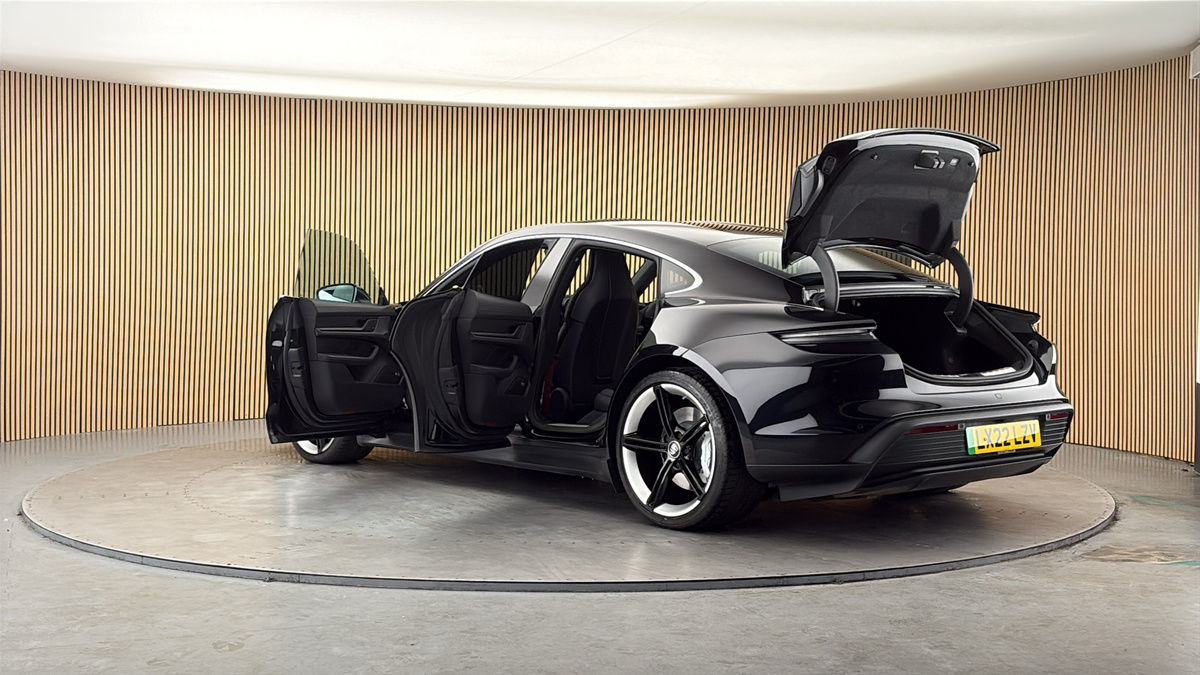 More views of Porsche Taycan