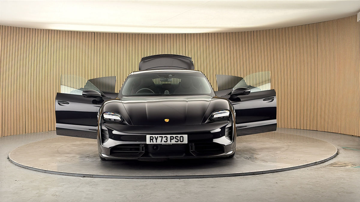 More views of Porsche Taycan
