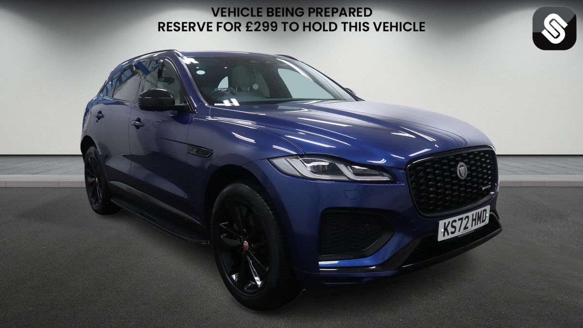 Jaguar F-PACE Sticky Header Image