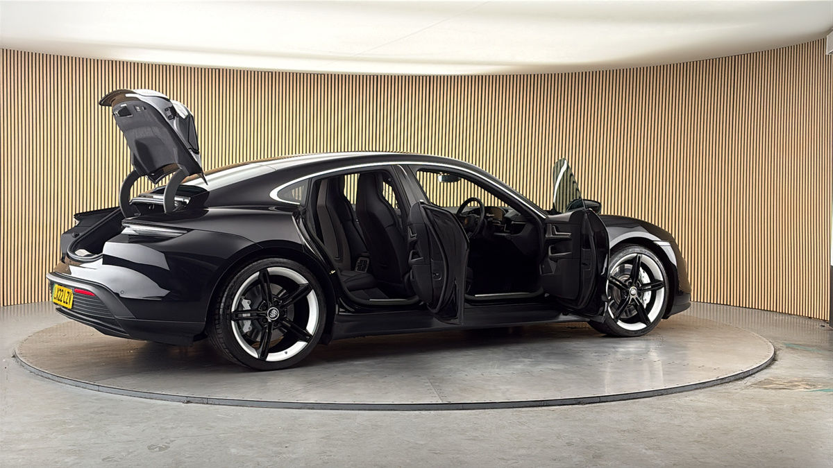 More views of Porsche Taycan