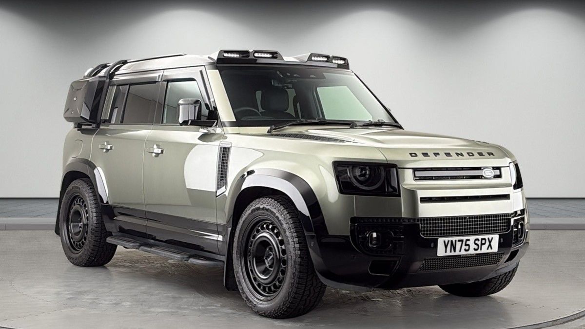 Land Rover Defender 110 Sticky Header Image