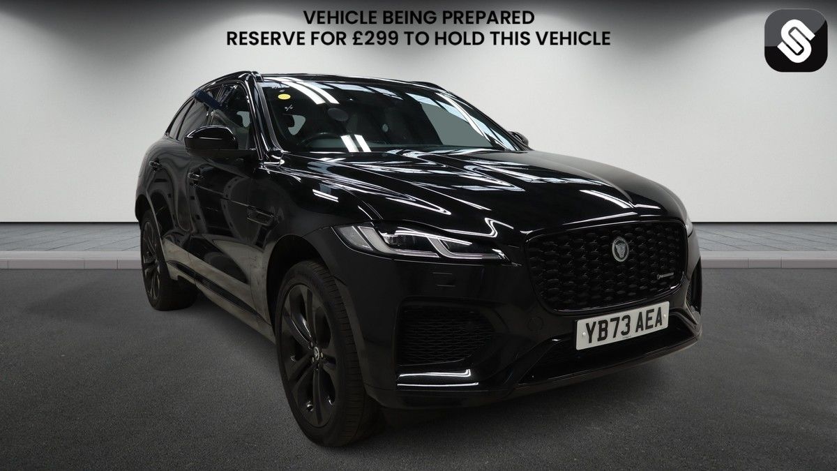 Jaguar F-PACE Sticky Header Image