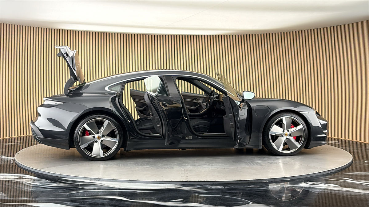 More views of Porsche Taycan